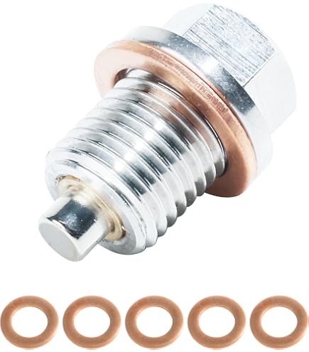 M12 Magnetic Oil Drain Plug For Suzuki Dirt Bikes (RM125, RMZ250, DRZ400, Etc.) - Gold