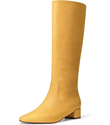 Amazon.com | ZJGZF Women Knee High Boots Stacked Leather Boots