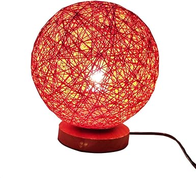 Moderne Einfache Hölzerne Nacht Lampe-Wohnzimmer Dekoration Rattan Hanf