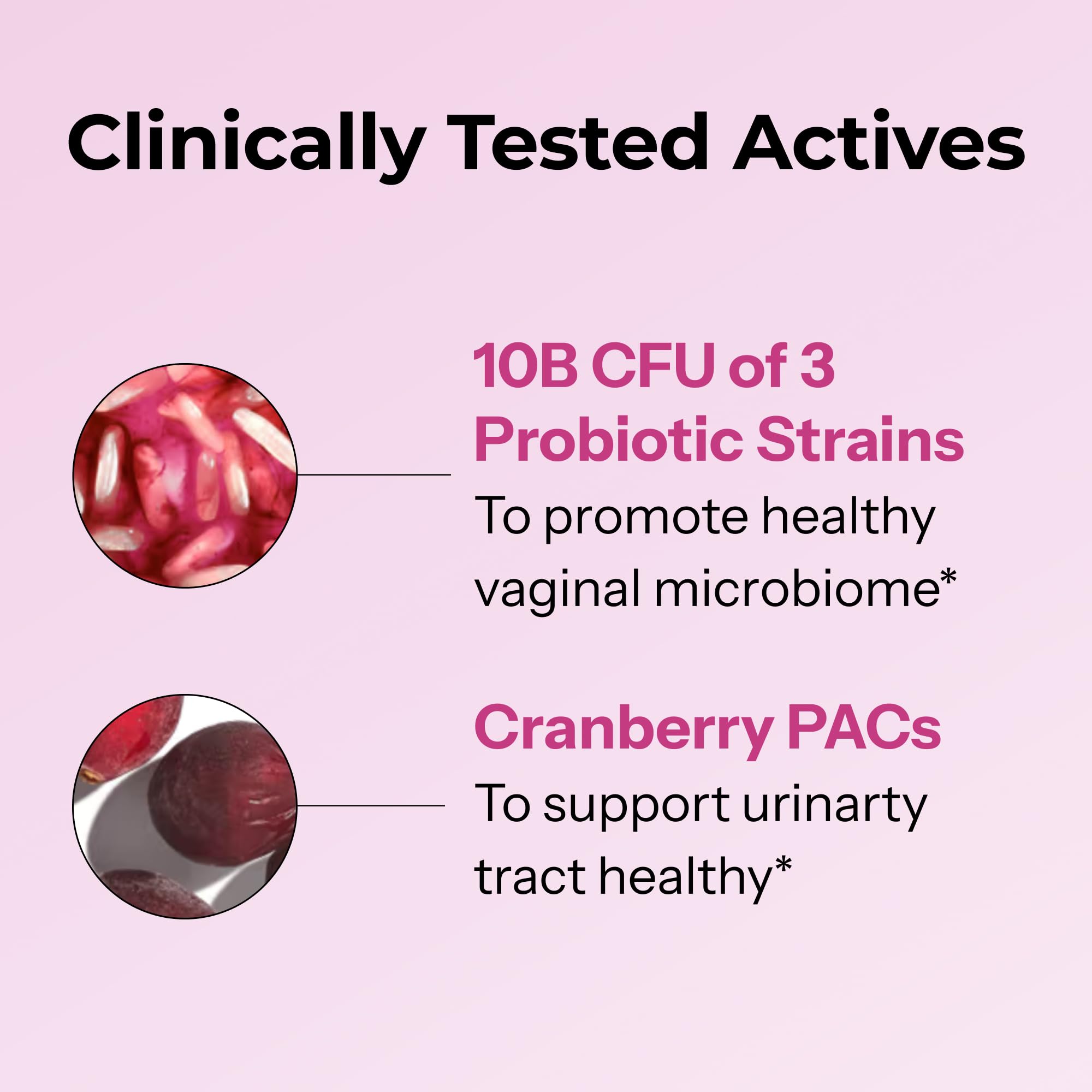 HUM Private Party - Vaginal Probiotics for Women's Health, pH Balance Supplement, and Urinary Tract Support with Cranberry & Lactobacillus Blend | Cranberry Pills, (30 Capsules)
