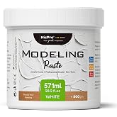 Nicpro Modeling Paste 571 ml / 28.2 oz for Acrylic Painting | High-Density Acrylic Medium for Texture, Thickness, Structural Molding Paste for Art Projects, DIY, 3D Effect