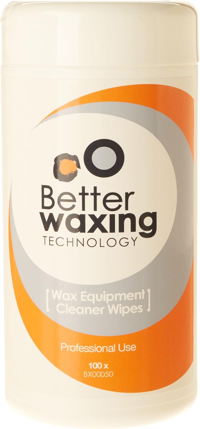 Better Waxing Wax Equipment Cleaner Wipes Pack of 100 Amazon.co.uk