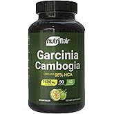 NutriFlair Garcinia Cambogia 95% HCA, 90 Capsules