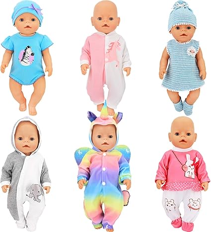 6 inch baby doll clothes