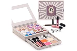 Color Nymph Makeup Kit for Women Full Kit Makeup Gift Set All in One Makeup Kit with 24 Colors of Eyeshadow, Makeup Brushes, Lip Glosses, Eyeliner Pencil, Mirror