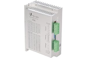 RTELLIGENT Stepper Motor Driver Nema 34 CNC Controller Control Hybrid Bipolar 2.4A~7.2A AC DC Power Supply with 400-51200 Micro-Step Resolutions