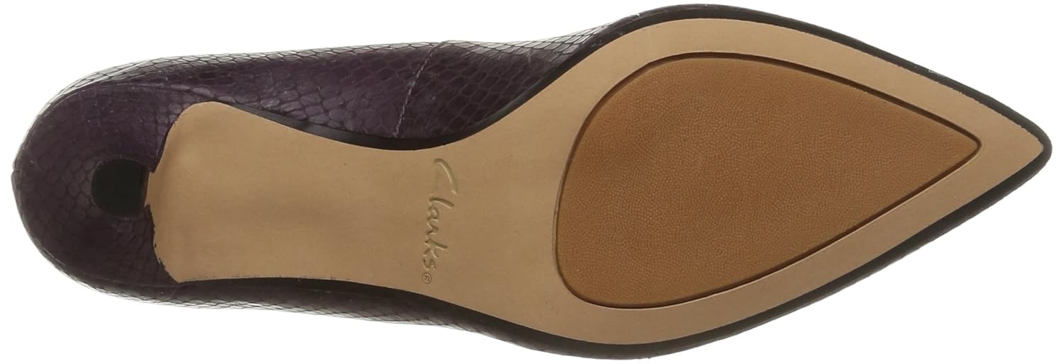 clarks women's aquifer soda leather pumps
