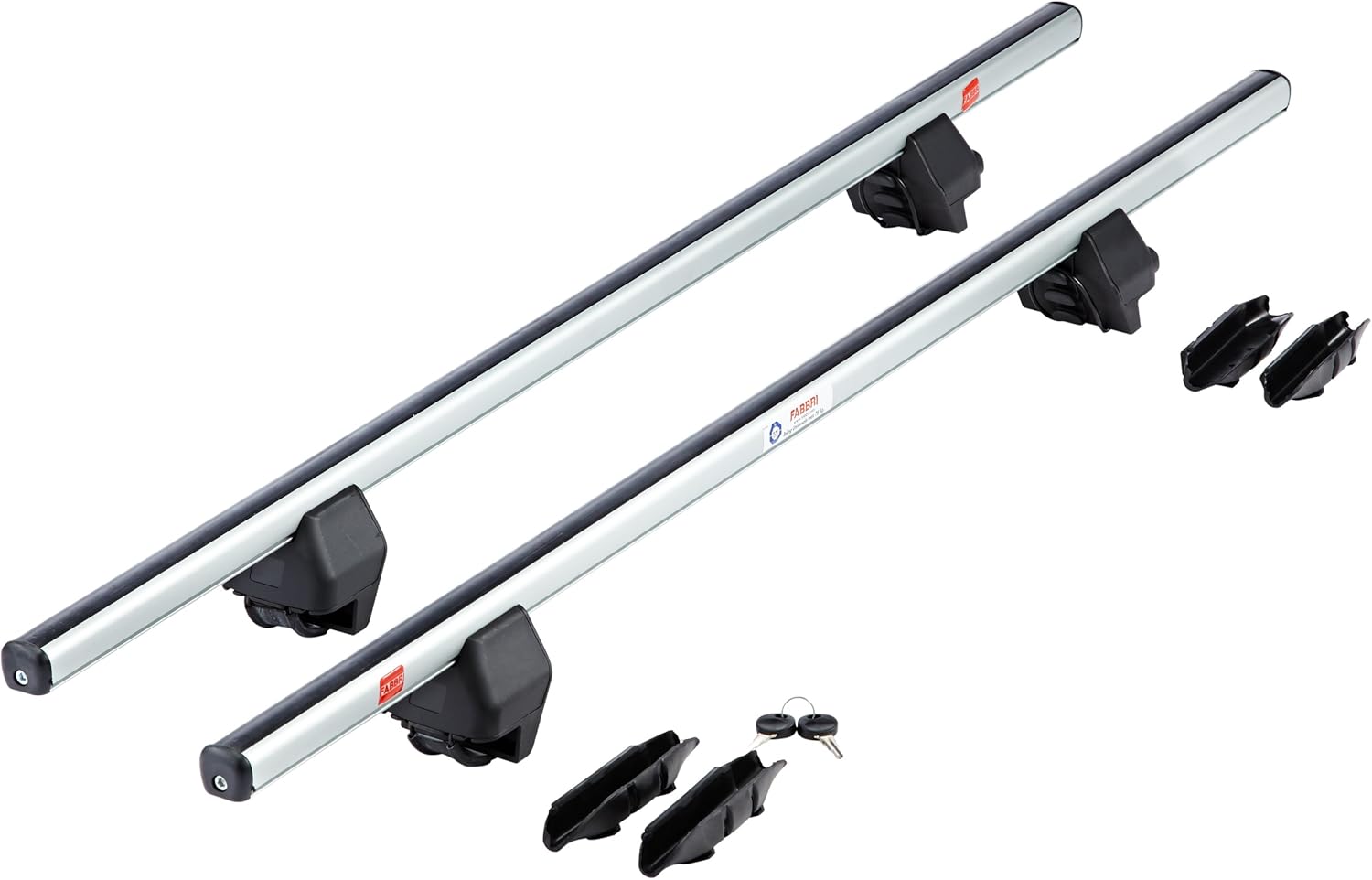 Barre portapacchi per auto, in alluminio, universali, grandi, nere con barre, 68 kg, portatutto per bagagli, 127 x 97 cm, con serratura