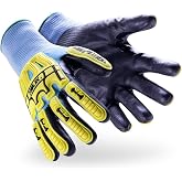 HexArmor Cut-Resistant Impact Protection Polyurethane Palm Knit Work Gloves | Helix&reg; Core 3012