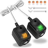 820CB Garage Door Sensor (Receiving&amp;Sending),Auto-reverses on Obstruction | Compatible with Chamberlain/Liftmaster/Sears/Craftsman Garage Door Openers After 1997, 41A5034, G801CB-P, 801CB, 041-0136