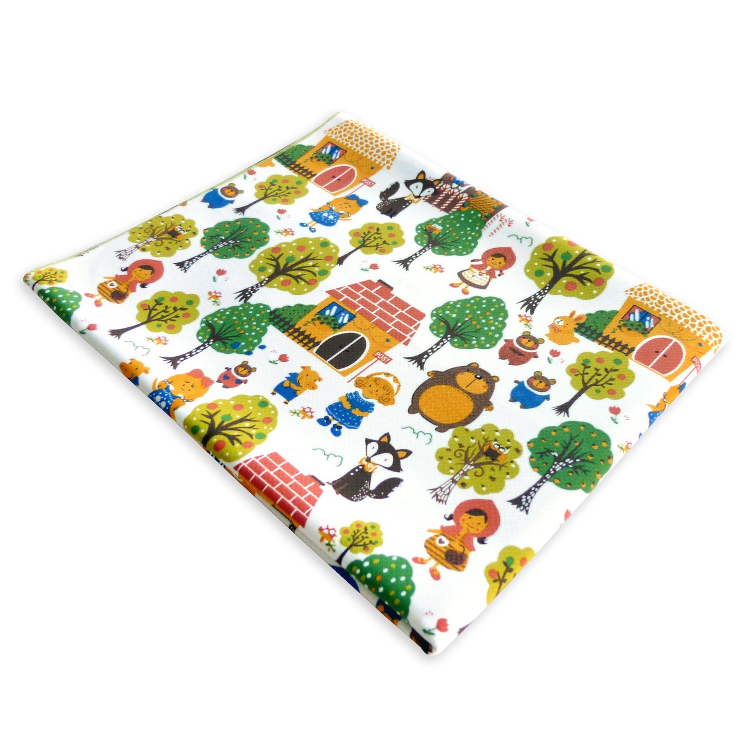 5 Layers Breathable Waterproof Changing Mat and Mattress Pad and Sheet Protector, Multi-Functional for Bed Pad, Children, Adults, Elderly, Picnic, Pets Pads, Training Pad (S Red Hood 27.6" x 35.4")