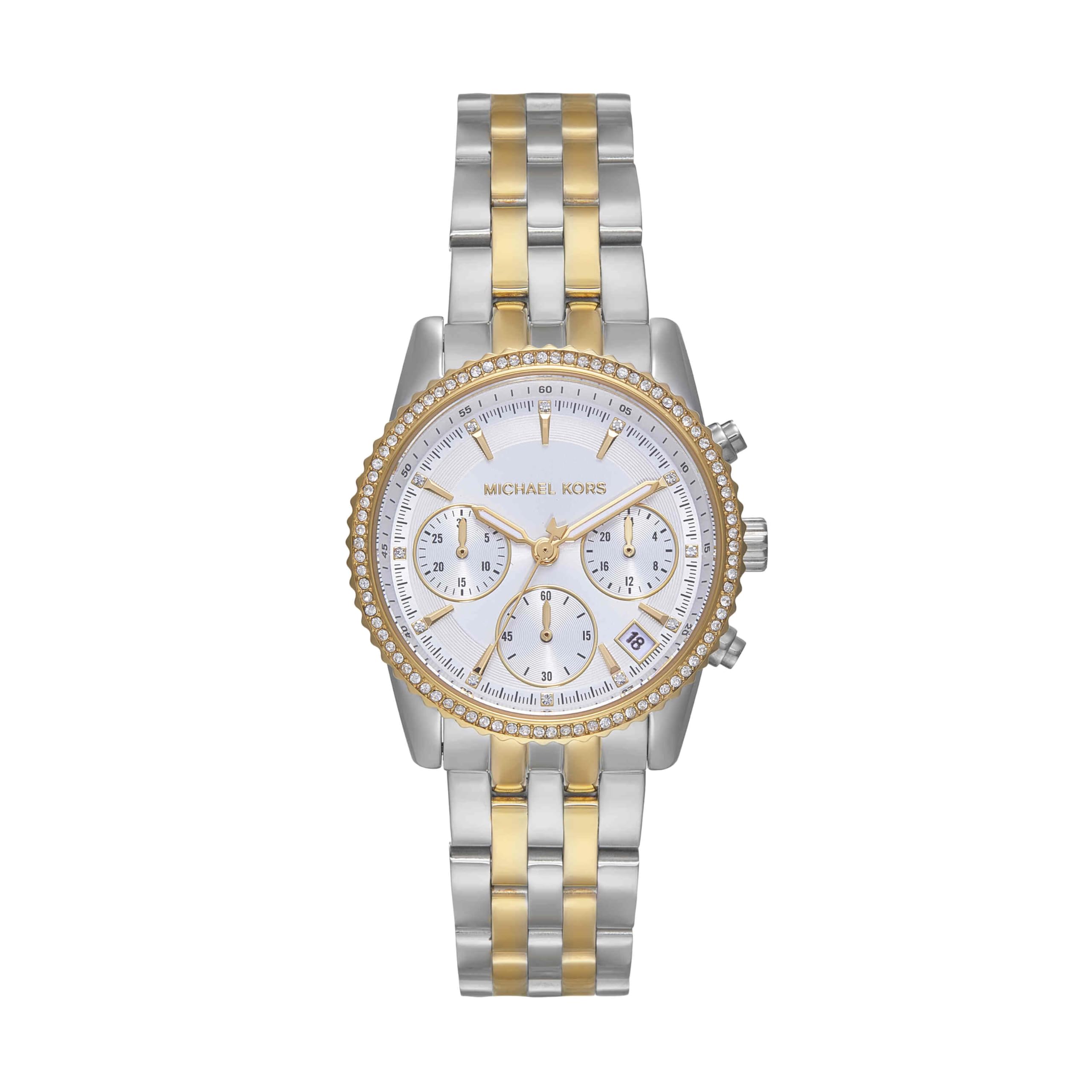 Michael Kors Mini Bryant Chronograph Two-Tone Stainless Steel Watch (Model: MK7532) Image