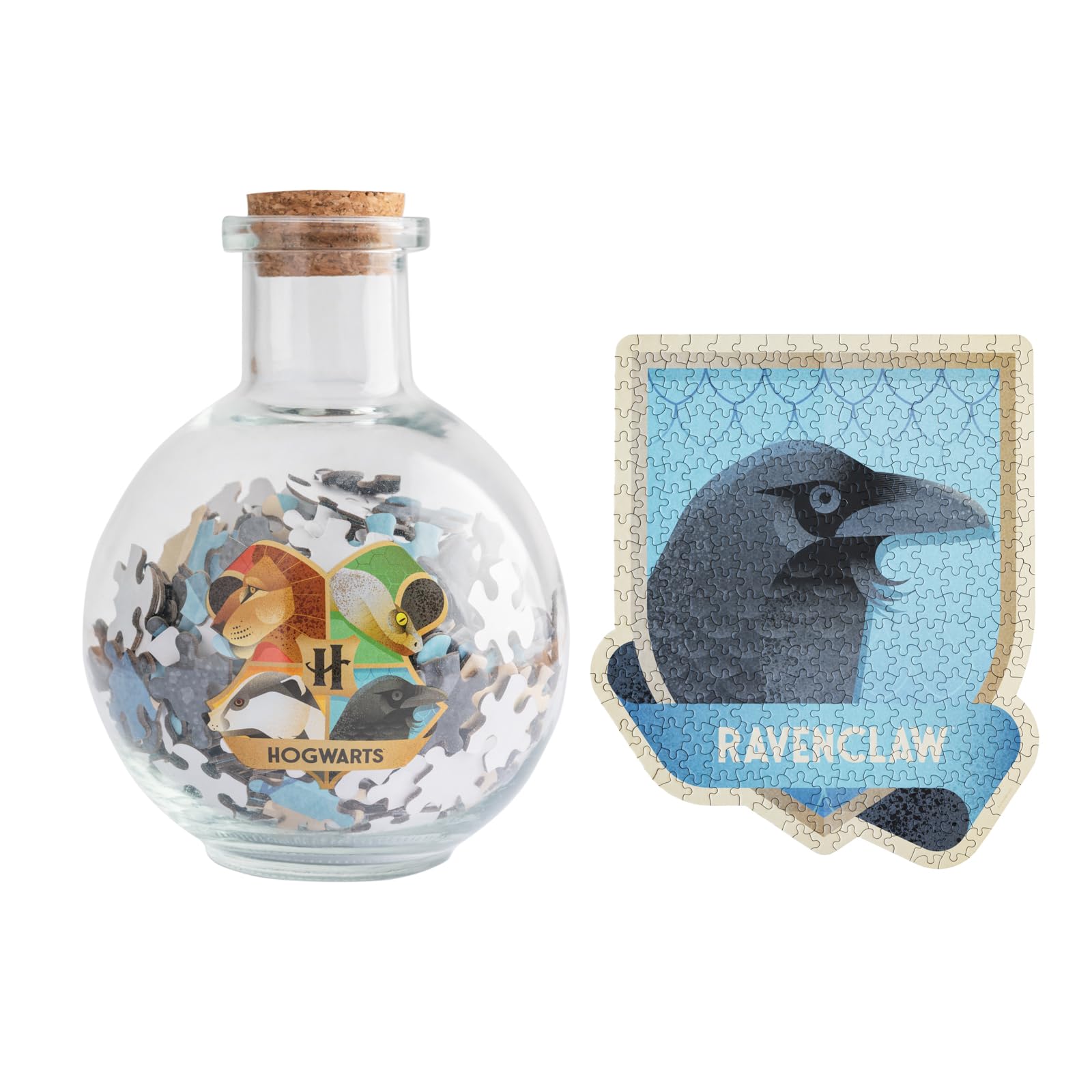 Grupo Erik Harry Potter Puzzle - Harry Potter Gifts For Girls & For Boys | 322 Piece Jigsaw Puzzle & Potion Bottle | Ravenclaw Gifts Under 15 pounds, Home Decor