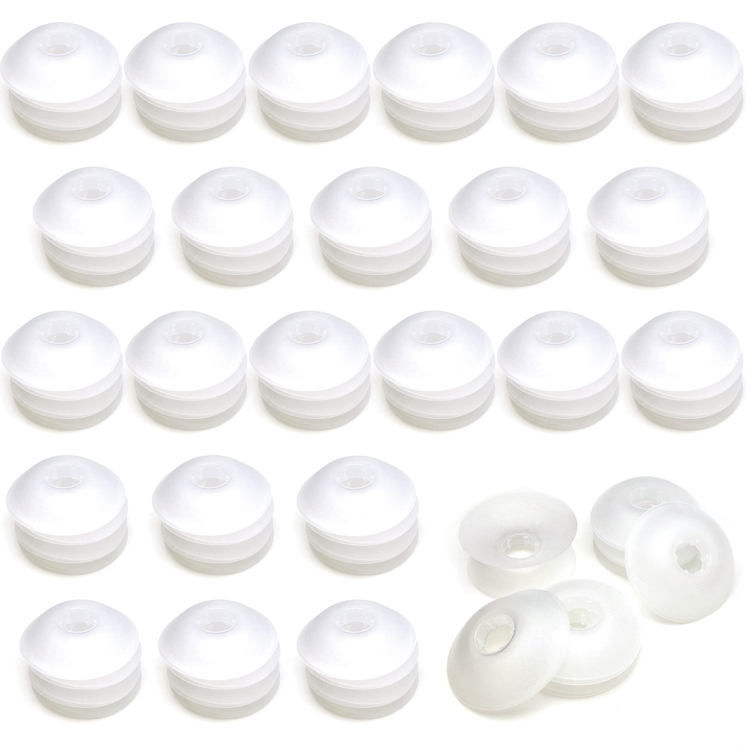 The Beadsmith No-Tangle Thread Bobbins, String Organizer, Ideal for Kumihimo or Cord Management (2 1/2 Inches, Set of 50)