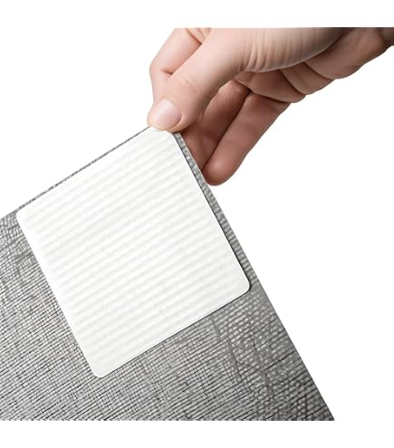 VMUTGA 8 Patins Antidérapants Pour Tapis - Cœur Adhésif - Lavables Et Réutilisables
