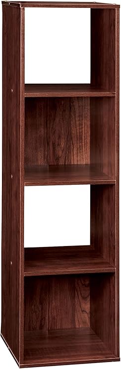 Amazon Com Closetmaid 1037 Cubeicals Organizer 4 Cube Dark Cherry Home Kitchen