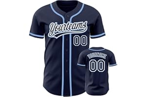 Custom Baseball Jerseys Stitched/Printed Men Women Youth, Personalized Baseball Shirts Sports Team Uniforms Button Up
