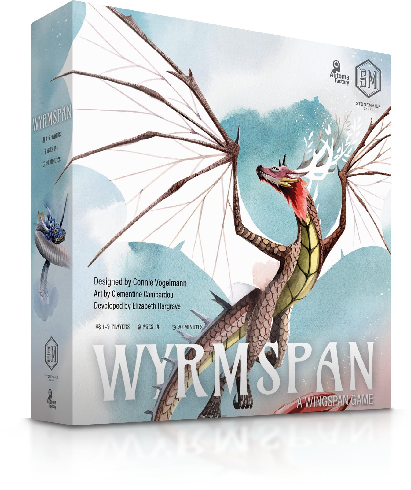 Stonemaier Games, Wyrmspan, Family Board Game, Ages 14+, 1-5 Players, 90 Minutes Playing Time — image 1