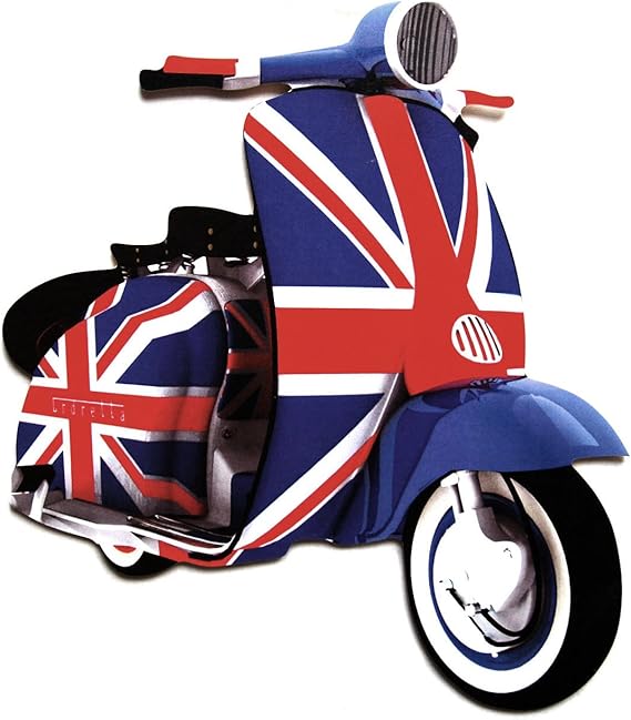 Union Jack Scooter Plaque MS6 Amazon.co.uk Kitchen & Home