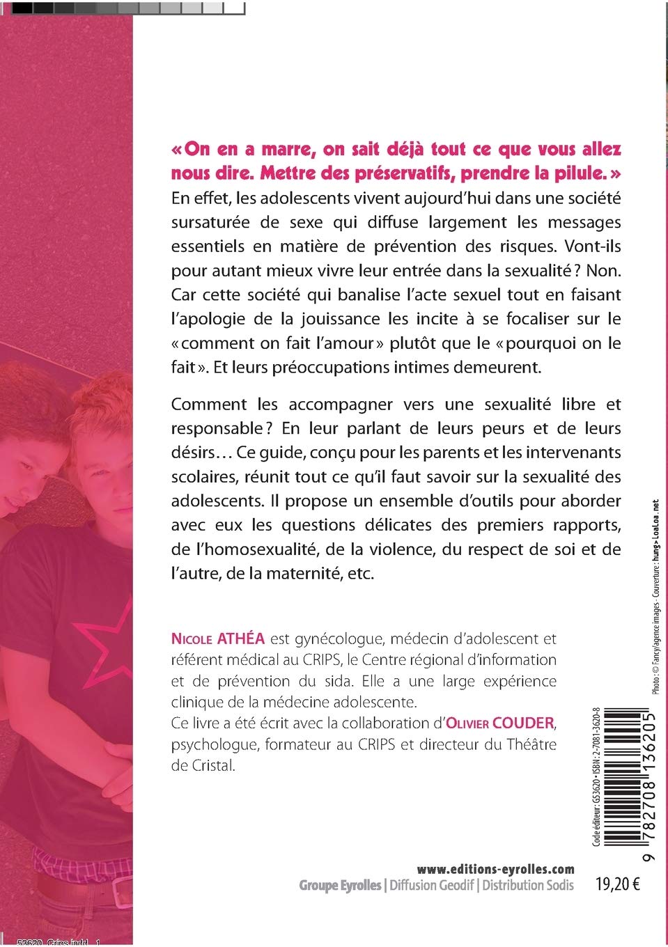 Amazon Fr Parler De Sexualite Aux Ados Une Education A La Vie Affective Et Sexuelle Athea Nicole Couder Olivier Crips Livres