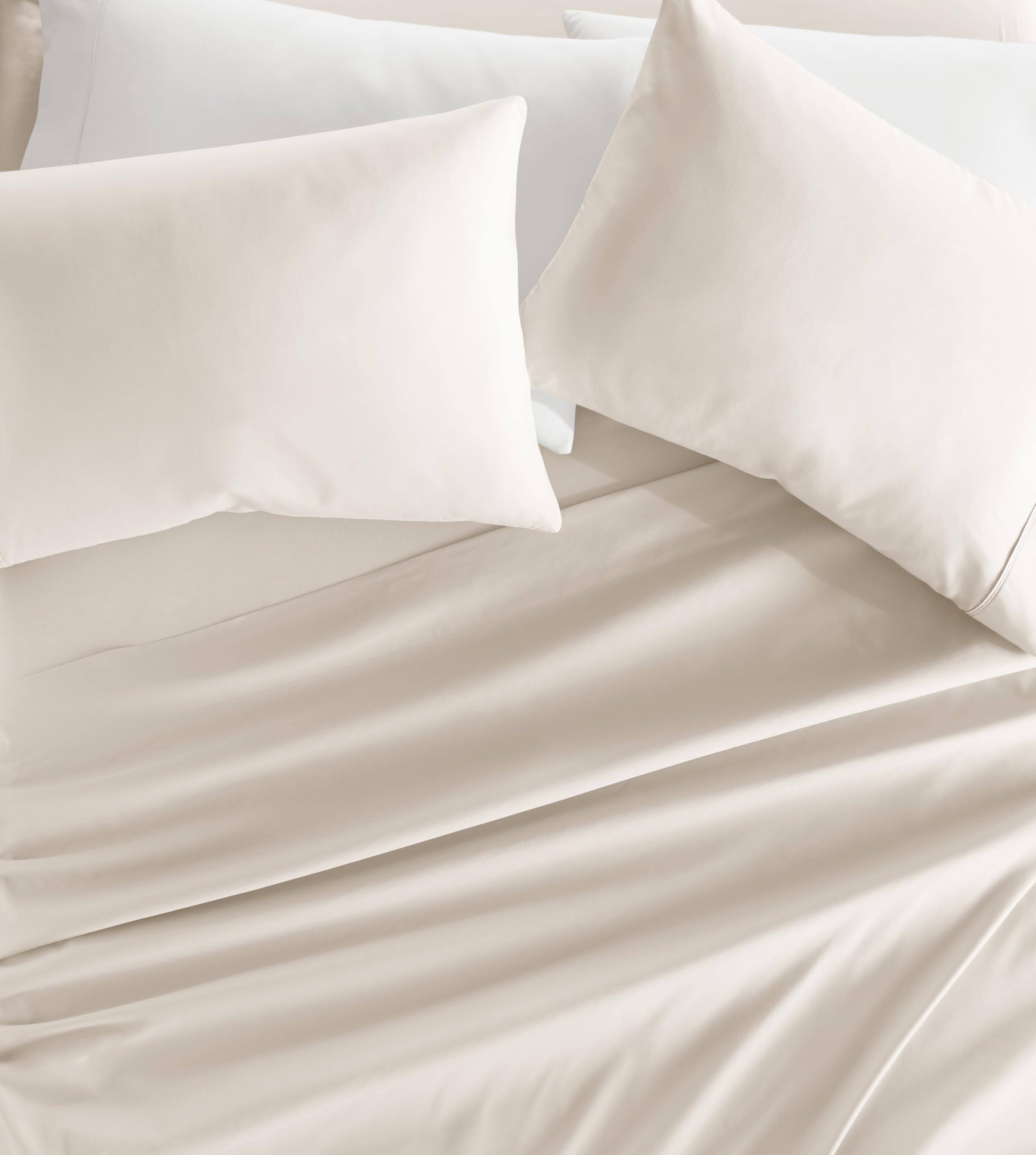 ienjoy Home Hotel Collection 4 Piece Sheet Set, King, Ivory
