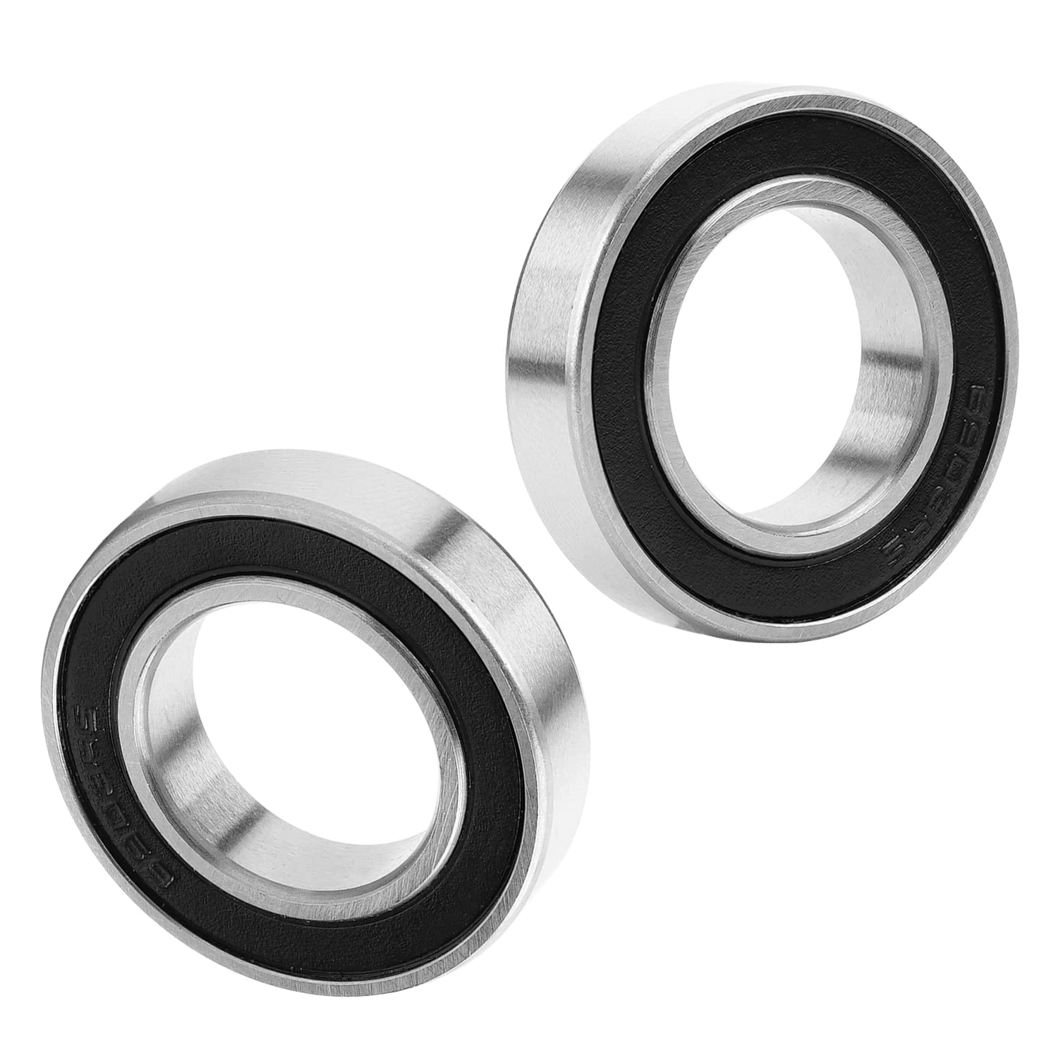 Othmro 2pcs 6903-2RS/RS Deep Groove Ball Bearings, 17mmx30mmx7mm Double Shielded Bearing Steel Guide Bearing ABEC3