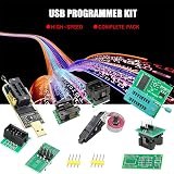 DAOKAI CH341A USB Programmer SOP8 SOIC8 1.8V Adapter Clip Test Socket Kit view 7