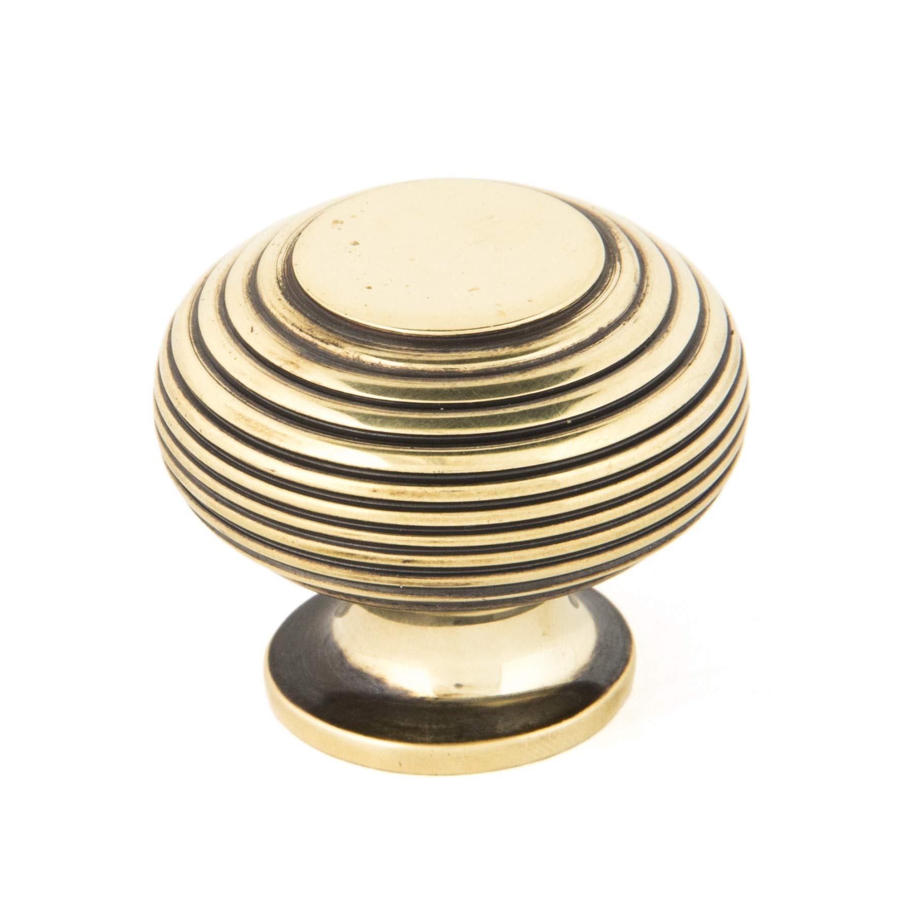 From the Anvil Aged Brass Beehive Cabinet Knob 40mm