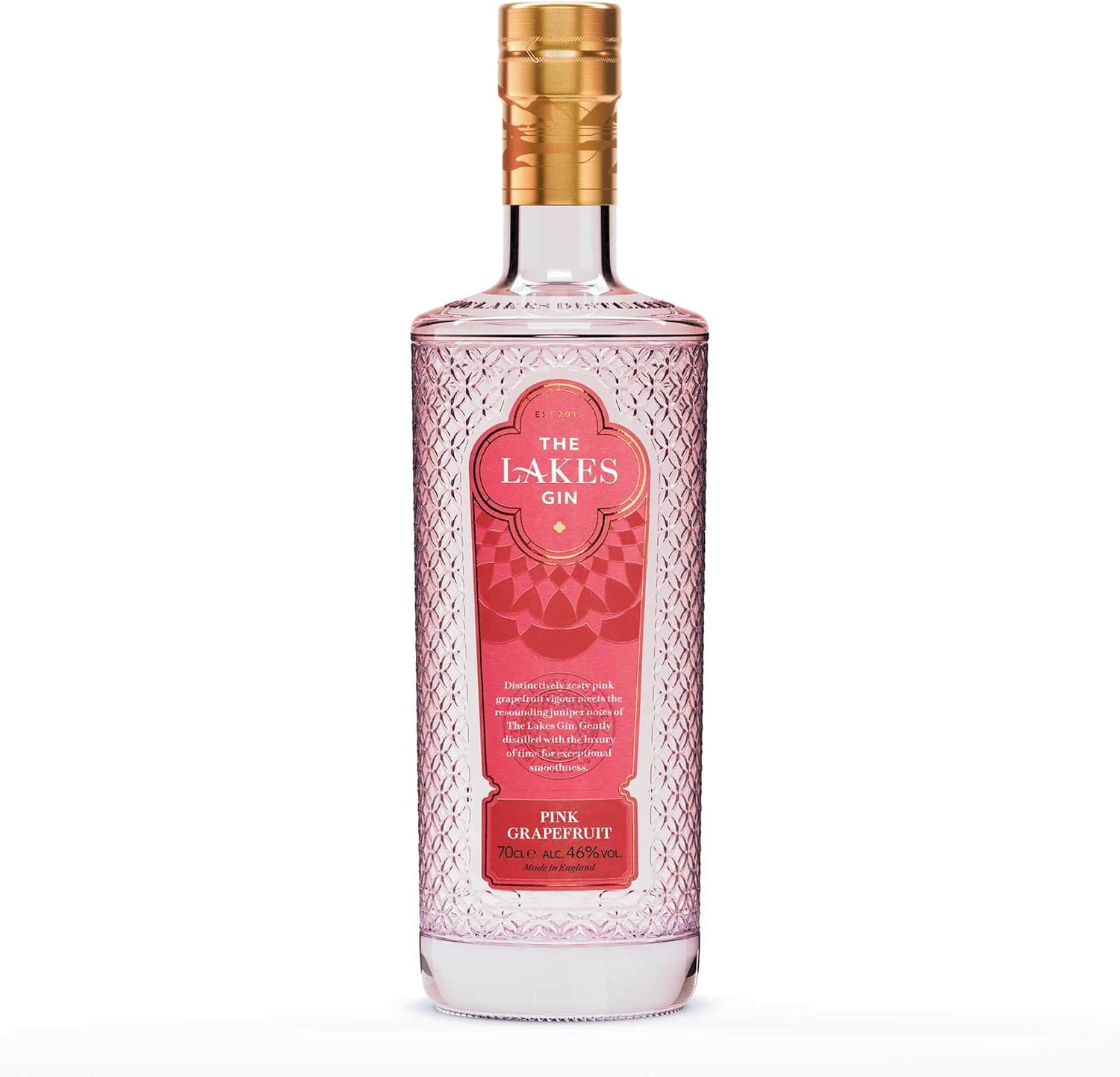 The Lakes Pink Grapefruit Gin Distinctively Zesty Pink Gin from The