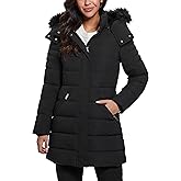 GUESS womens Calgary Long Hood Puffer Jacket