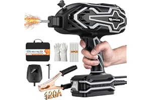 Portable Handheld Welding Machine - Digital Display & Memory Function, 20-120A 110V IGBT ARC Welder, Hot Start/Anti-Stick for