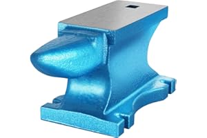 Happybuy Single Horn Anvil 55Lbs, Cast Iron Anvil Blacksmith Withstands Heavy Blows,Anvil Rugged Round Horn Anvil Blacksmith Jewelers Metalsmith Tool, for Sale Forge Tools and Equipment
