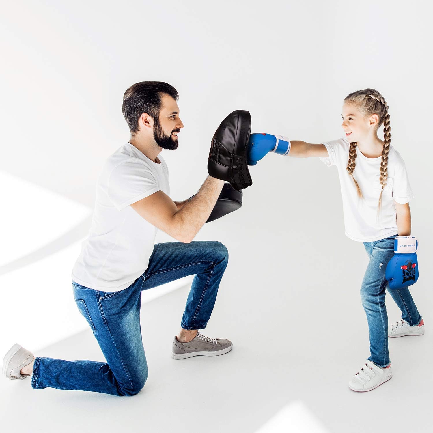 Liberlupus Kids Boxing Gloves, Boxing Gloves for Kids 3-15, Youth Boxing Gloves with Multiple Color & Size, Kids Boxing Gloves for Punching Bag, Kickboxing, Muay Thai, MMA : Sports & Outdoors
