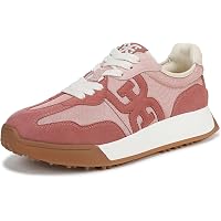 Sam Edelman Sneaker Ivey Donna - Rosa Luxe, Taglia 37 EU - Basso Profilo Con Logo Doppia E
