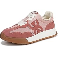 Sam Edelman Sneaker Ivey Donna - Rosa Luxe, Taglia 37 EU - Basso Profilo Con Logo Doppia E