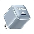 Anker USB C Charger Block, 20W PIQ 3.0 Compact Fast Charging for iPhone 16/15 and More Series, Galaxy, Pixel 4/3, iPad (Cable Not Included)