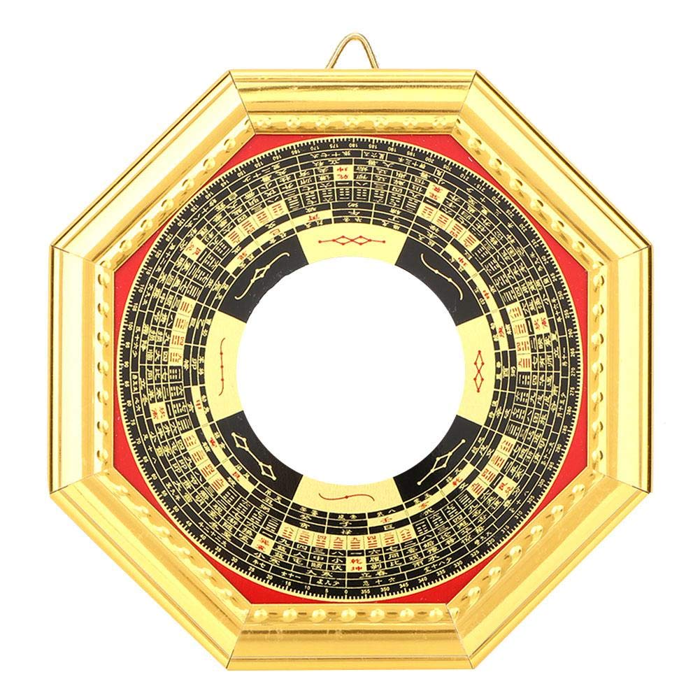 Bagua Mirror, Traditional Chinese Feng Shui Mirror Convex Concave Mirror Exorcism Amulet Magic Mirror Protection Lucky Craft(13.5Convex)