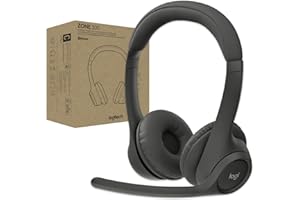 Logitech Zone 305 for Business, Wireless Bluetooth Headset with Microphone, Native Bluetooth, for Microsoft Teams, Compatible with Windows, Mac, Chrome, Linux, iOS, iPadOS, Android