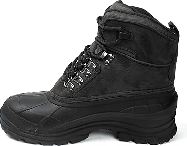 labo leather waterproof winter duck snow boots