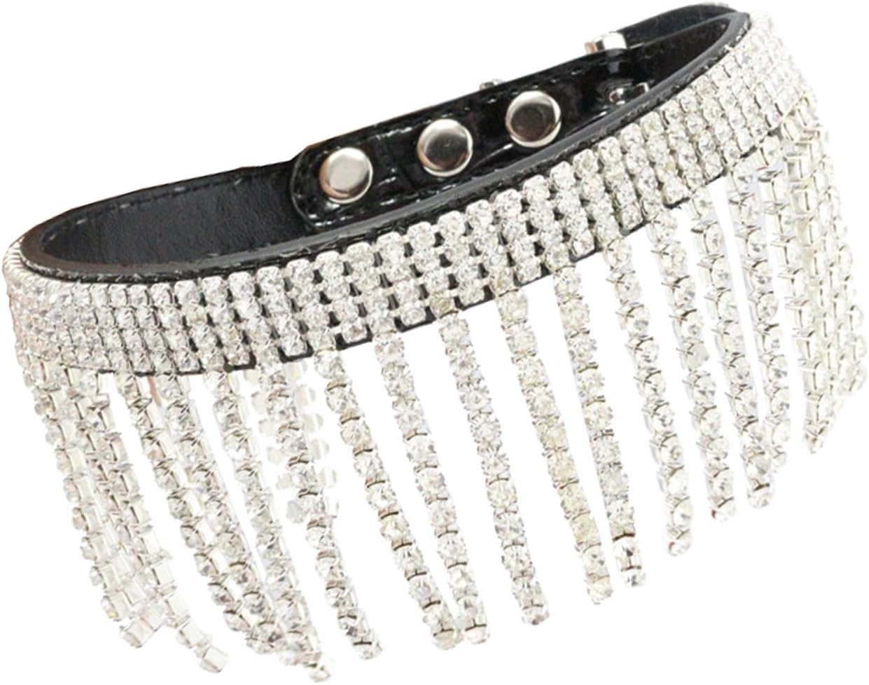 Vanderpump Pets Diamond Fringe Collar