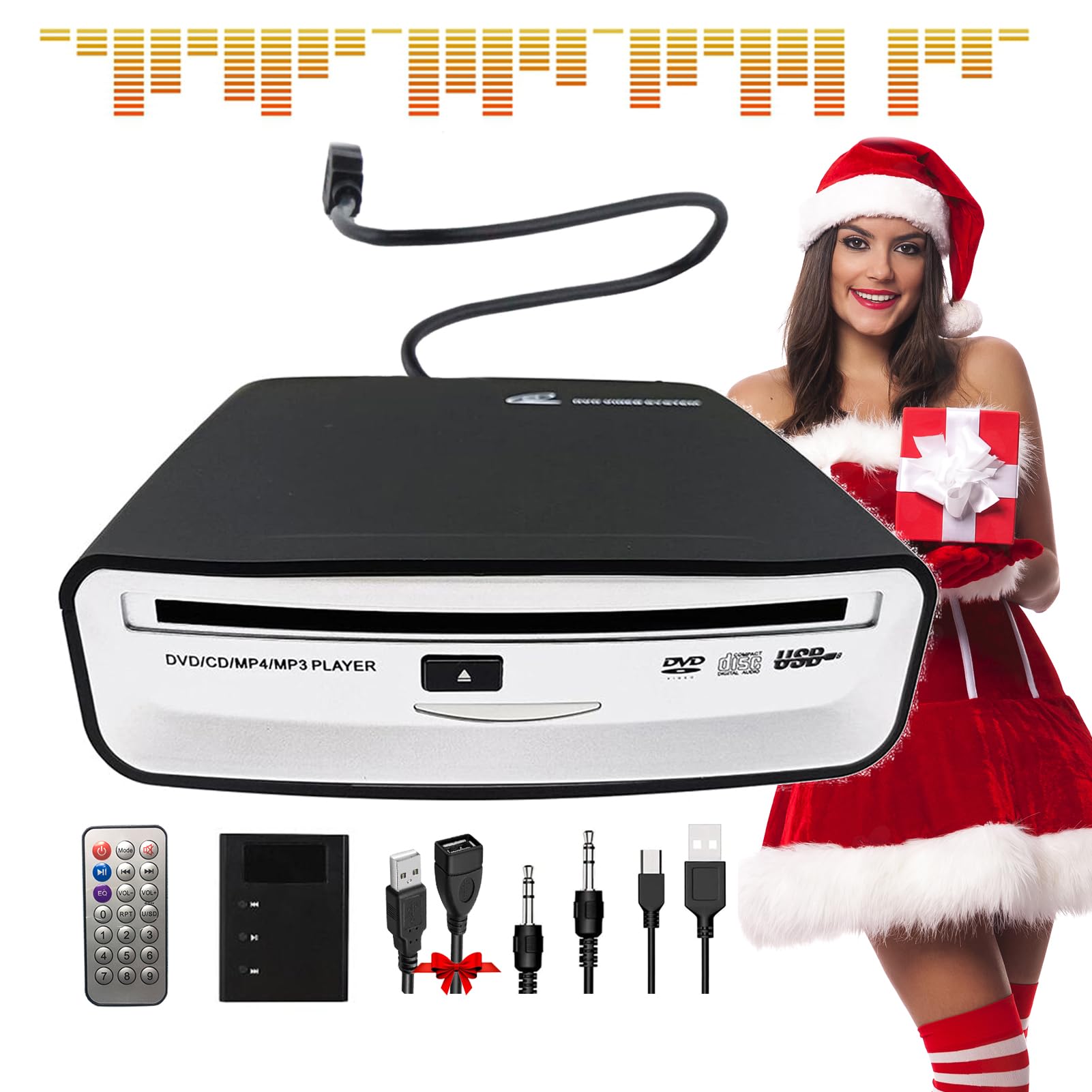 Aux Cord For Car With Cd Player USB CD Player for Car with Upgraded Extra Accessories, External