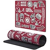 Head Case Designs Officially Licensed University of Alabama UA Collage The University of Alabama 9.84 x 11.81 x 0.12 inches (250 x 300 mm) - S Gaming Office Desk PC Keyboard Mouse Mat Pad