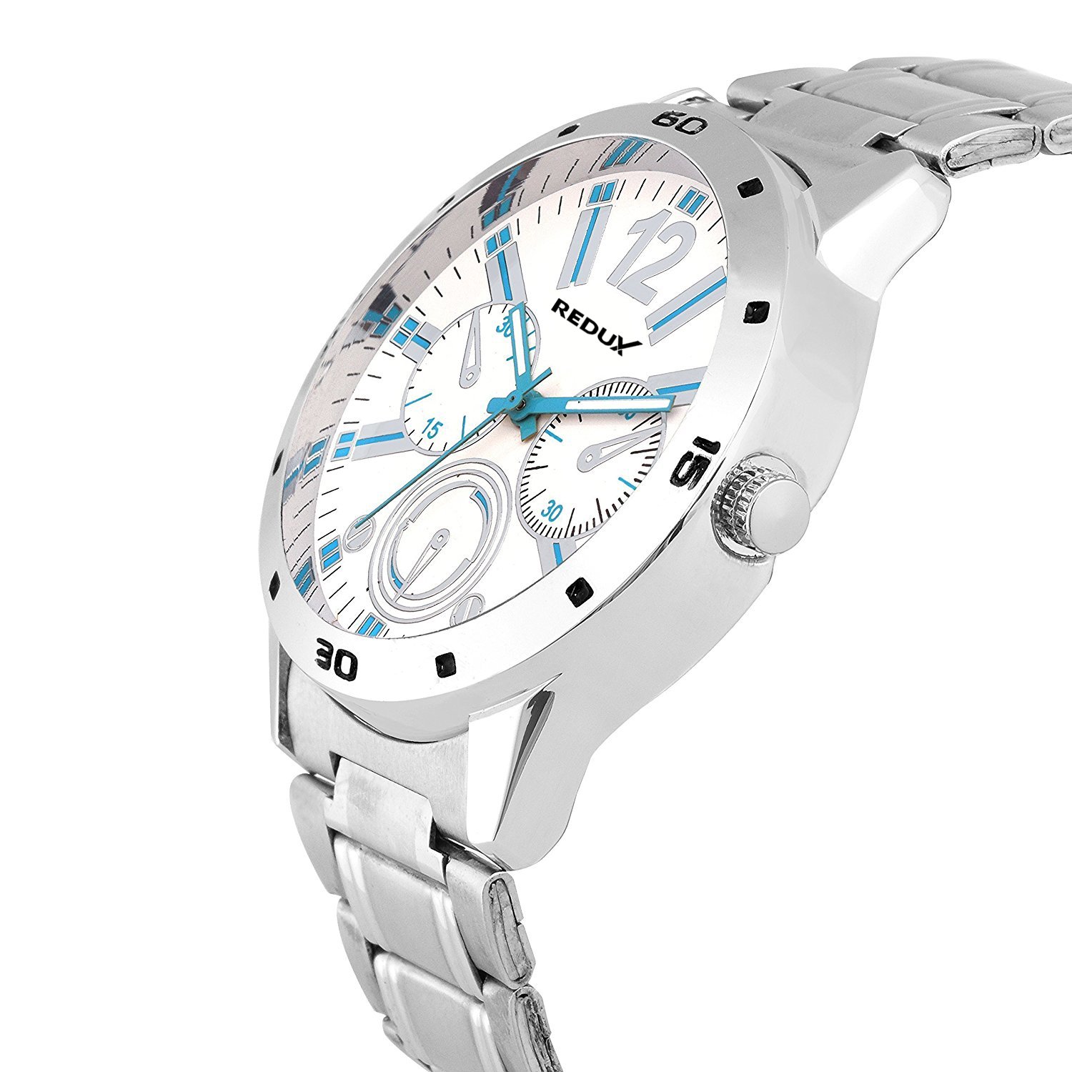 redux analog white dial men's watch -rws0001s