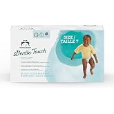Amazon Brand - Mama Bear Gentle Touch Baby Diapers, Size 7, 80 Count (4 packs of 20), Skin Safe, 12 Hours Protection, Wetness Indicator, Stretchy Waistband