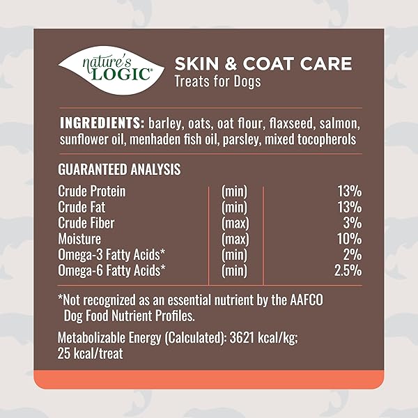 NATURE’S LOGIC BISCUITS WITH BENEFITS SKIN AND COAT, 12OZ