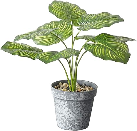 Amazon リアル フェイクグリーン モンステラ 人工観葉植物 卓上 庭園 防水 お世話のいらない おしゃれ 風雅 新生活 父の日 新築祝い 開店祝い インテリア飾り 室内用 ダイニング お墓 緑色 高約33 5cm 人工観葉植物 オンライン通販