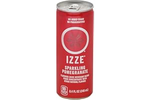 IZZE sparkling Juice, Pomegranate, 8.4 oz can
