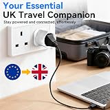 VGUARD European to UK Plug Adapter 3 Pack BS8546 13A Fuse EU to UK view 4