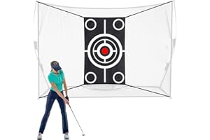 Halloscume Golf Target Cloth for Net Replacement Golf Hitting Net Target with 4 Straps for Practice Training Aids Indoor Outdoor Use