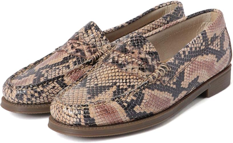 Amazon アーバンリサーチ 靴 ローファー G H Bass Easy Weejun Penny Exotic レディース Ba Ul04 Snakeskin 6 5 ローファー スリッポン
